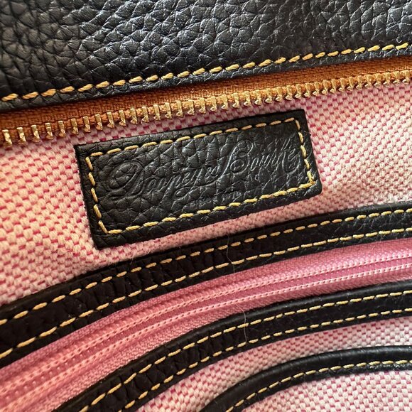 Dooney & Bourke Black and Copper Leather Colored Tote - Picture 12 of 16